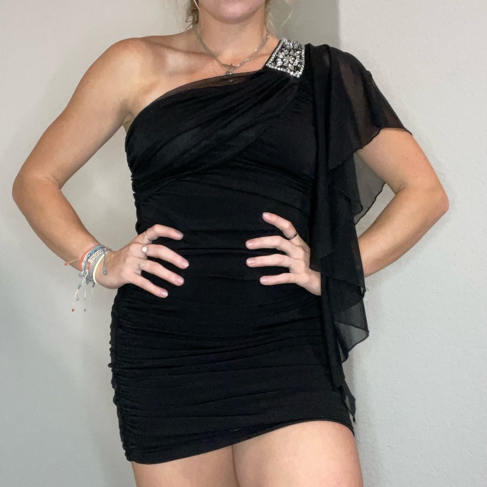 Black formal dress
